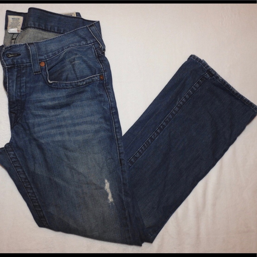 AUTHENTIC MENS TRUE RELIGION STRAIGHT LEG DENIM